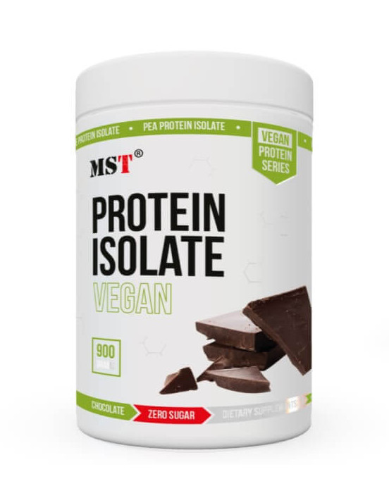 Протеїн веганський Vegan Protein Isolate Шоколад MST 900 г, фото 1