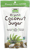 Кокосовый сахар Now Foods Coconut Sugar Real Food 454 грамм