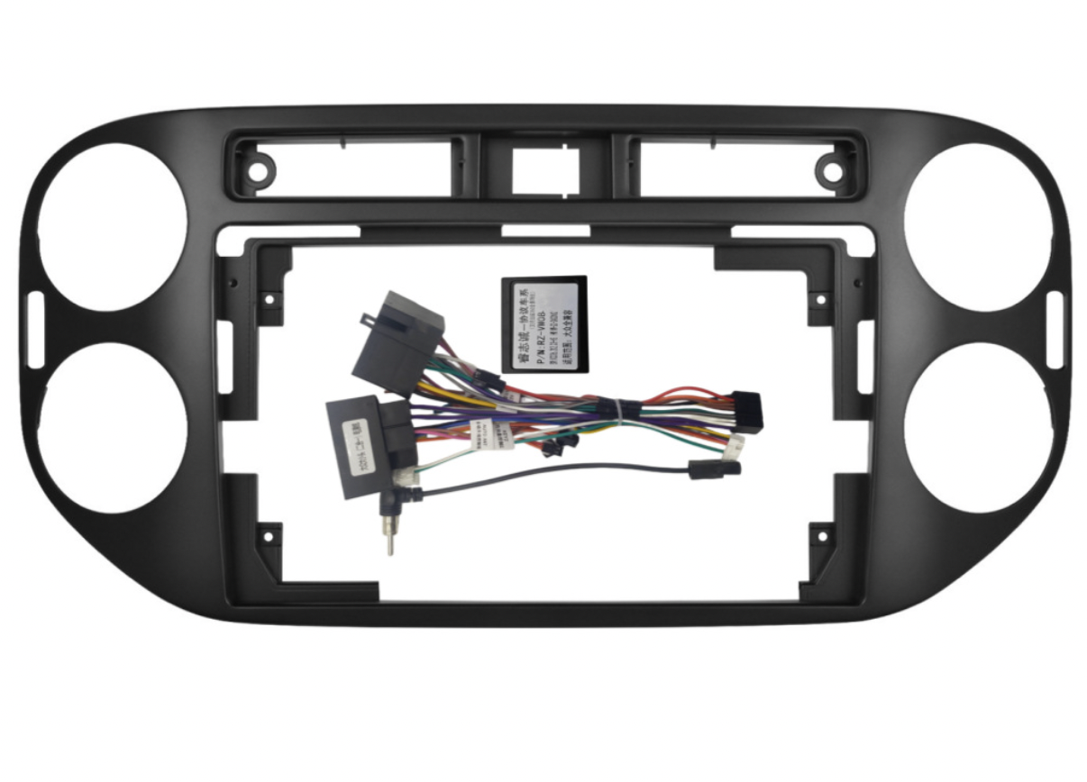 Перехідна рамка Volkswagen Tiguan 2006-2016 під екран 9 дюймів