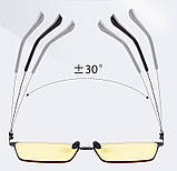 Водійські окуляри — легкі та тонкі (всього 22 г), ідеальні для довгих поїздок за кермом, фото 4