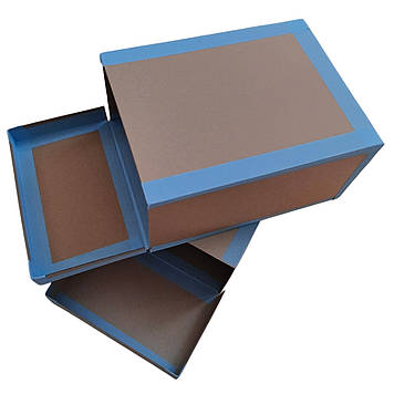 Короб для архіва з палітурного картону 390×270×180 мм, обклеєний