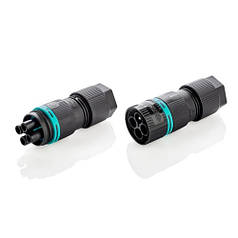 Силовий роз'єм Techno Mini-CONNECTOR IP68 (вилка + розетка) THB.387.A4A.L + THB.387.B4A.L