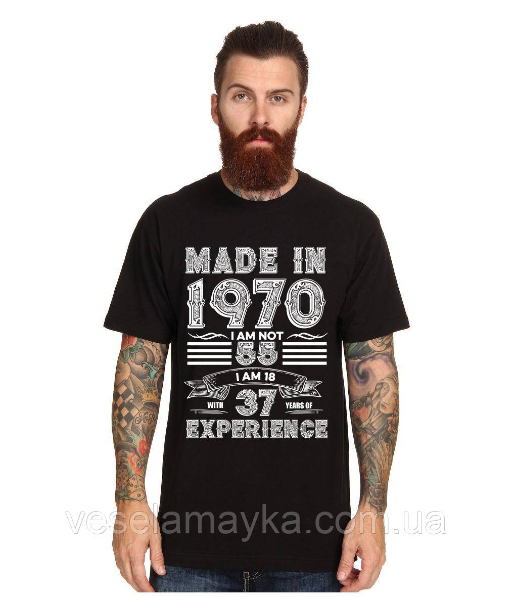 Футболка "55 років" (Made in 1970), фото 1