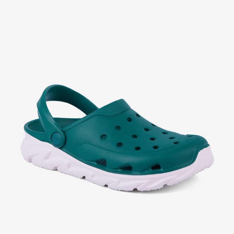 Сабо (крокси) COQUI жіночі CODY (6432 Verdigris/White ) зелений/білий р.40