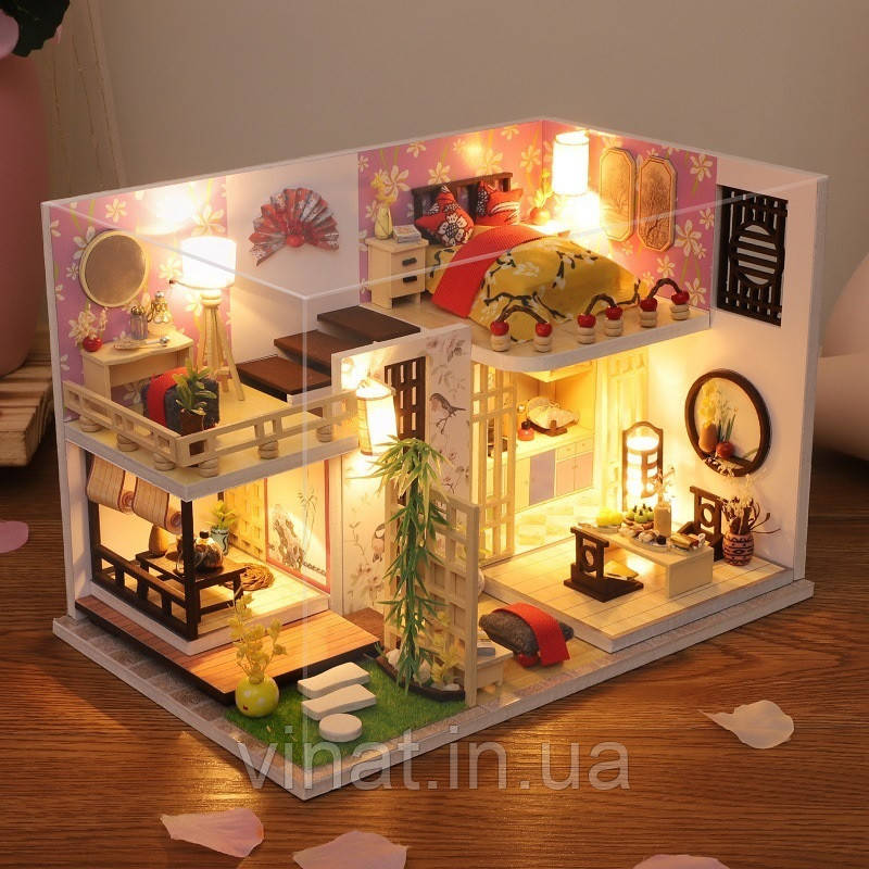 Румбокс Японський будинок-лофт Інтер'єрний конструктор Roombox Japanese Casa Loft M-027 + купол