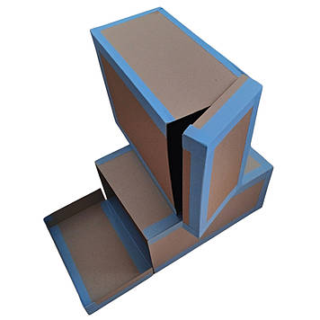 Короб архівний з відкидною кришкою (обклеєний) 390×270×180 мм