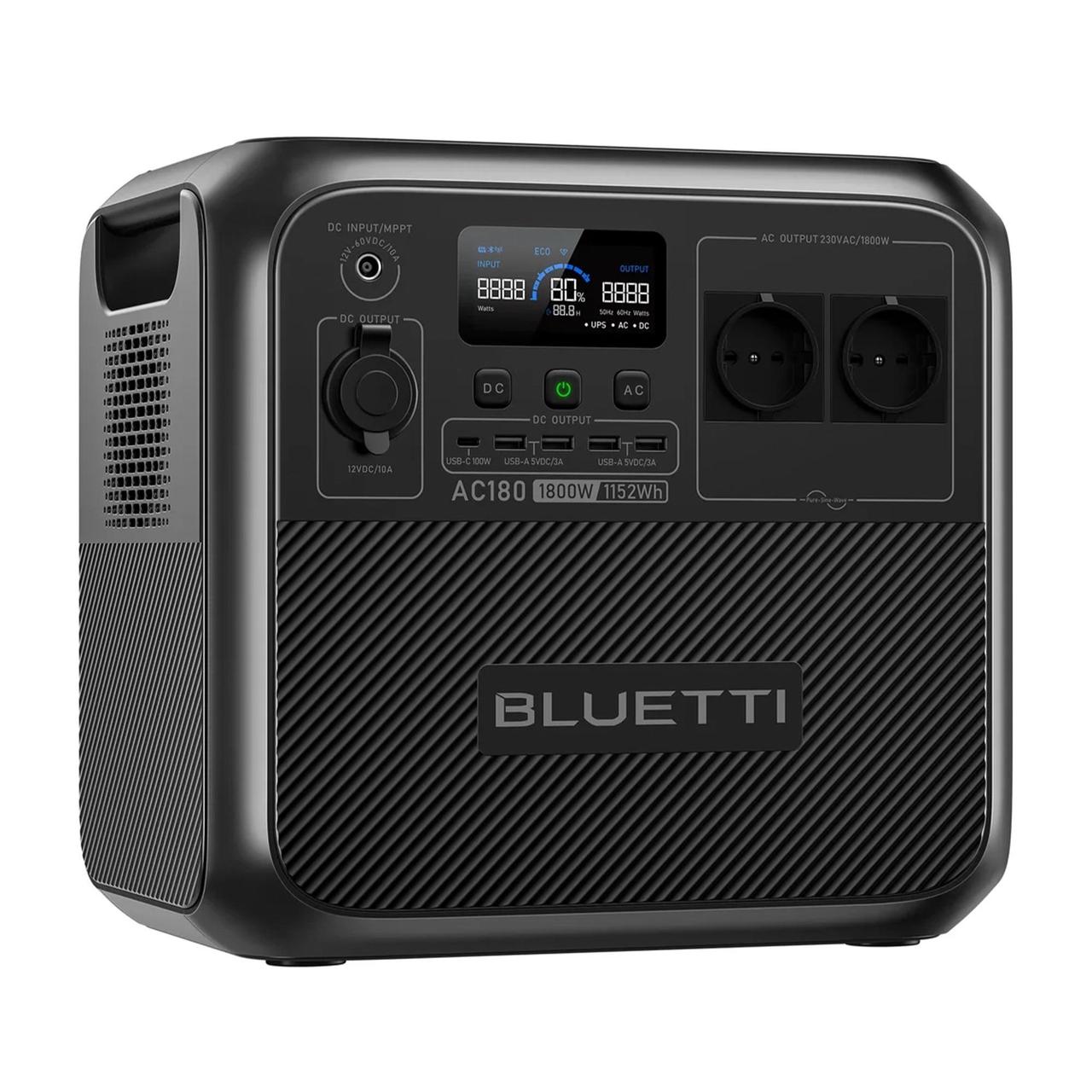 Зарядна станція Bluetti AC180 / 1800 Вт / 1152 Вт⋅год