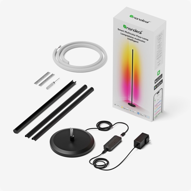 Розумний підлоговий світильник Nanoleaf Smart Multicolor Floor Lamp з підтримкою Matter і RGB-підсвіткою