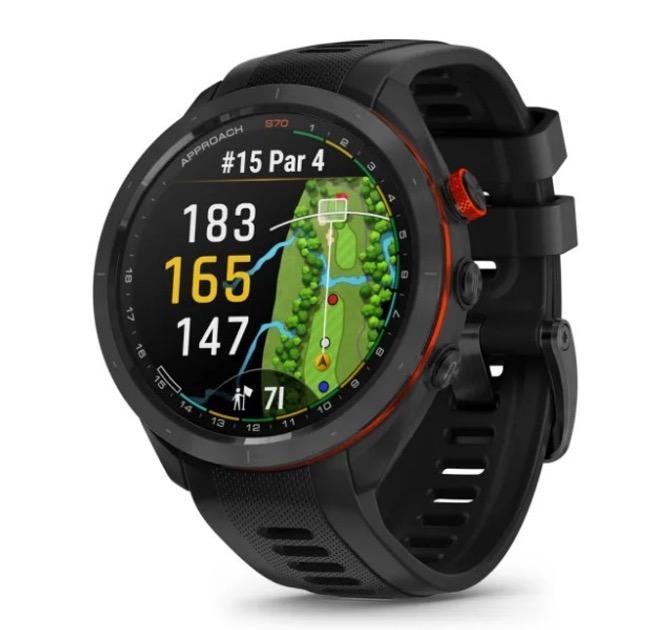 Смарт-годинник GARMIN Approach S70 47mm B. Ceramic Bezel w. Black S. Band (010-02746-02/12)