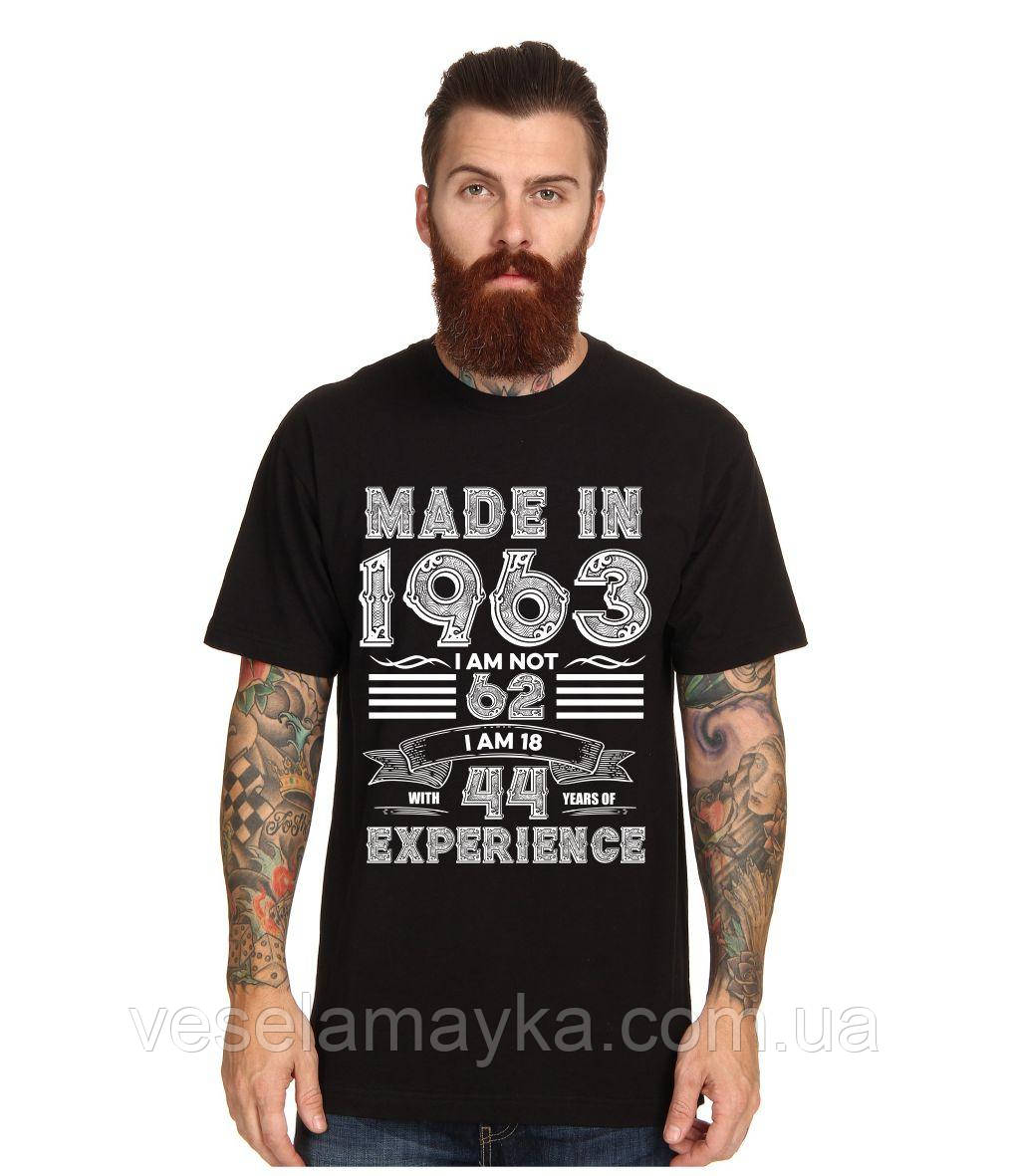 Футболка "62 роки" (Made in 1963), фото 1