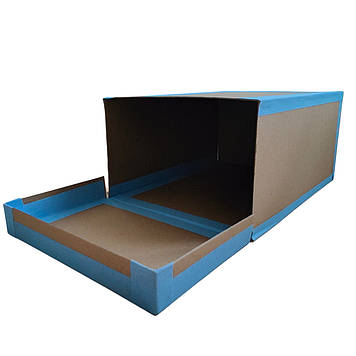 Архівний короб (безкислотний палітурний картон) 390×270×180 мм