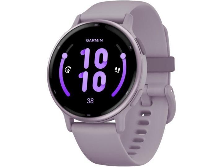 Смарт-годинник Garmin vivoactive 5 Metallic Orchid Aluminum Bezel with Orchid Case and Silicone (010-02862-13)