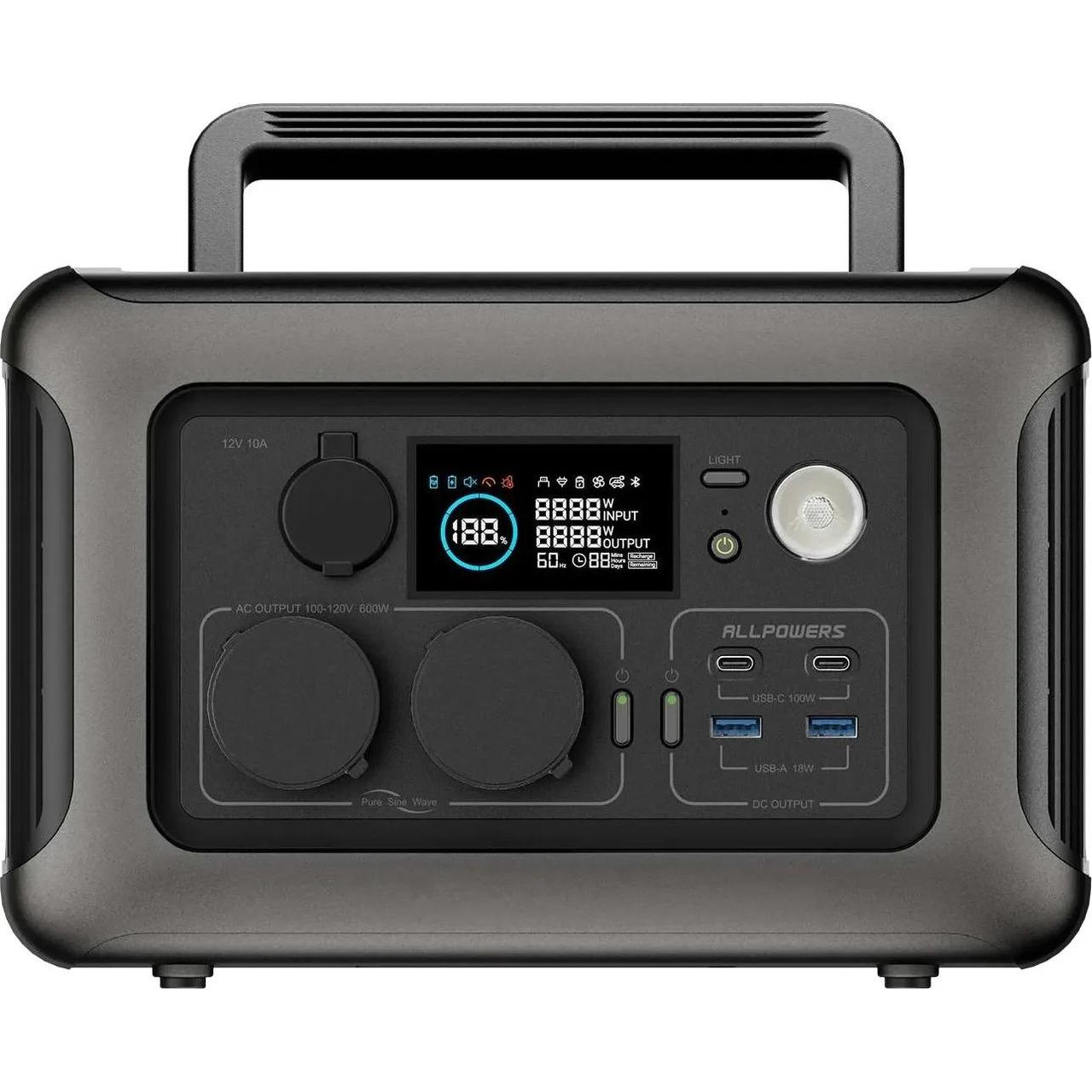 Зарядна станція Allpowers R600 299Wh 600W