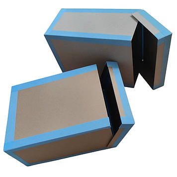 Короб архівний посилений з кришкою 390×270×180 мм