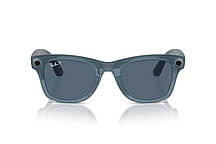 Смарт-окулярі Ray-Ban Meta Wayfarer Matte Jeans Frame Dusty Blue Lenses (RW4006 67552V 50-22)
