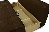 Диван прямий Бугі (стандарт) рогожка коричневий, фото 5