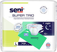 Підгузки для дорослих Super Seni Trio  Large 100-150 см 10 шт 8 крап.