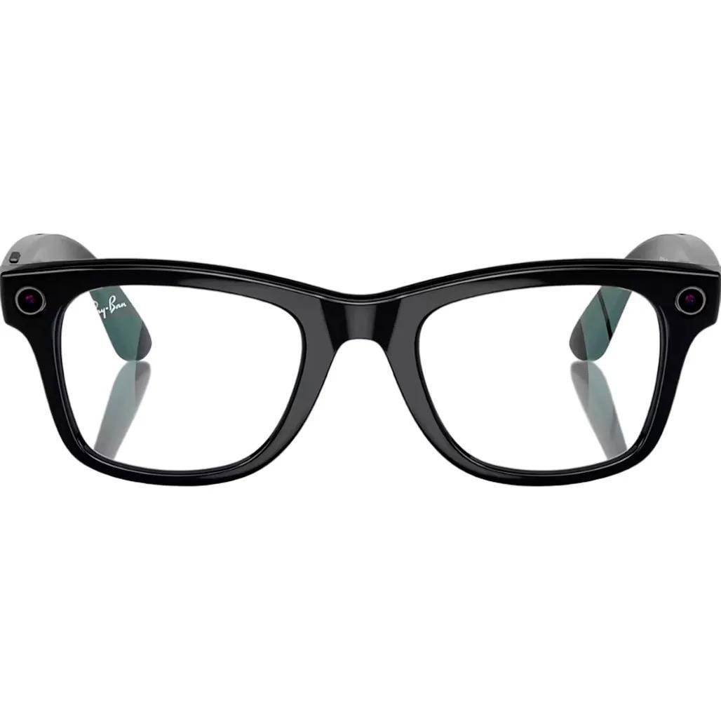 Смарт-окуляри Ray-Ban Meta Wayfarer Shiny Black Frame Clear Lenses (RW4006 601/SB 50-22)