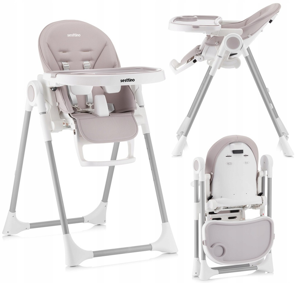 Стільчик для годування Sesttino Nui Grey