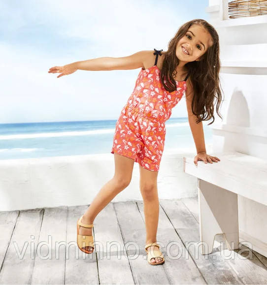 Літній комбінезон ромпер Lupilu на дівчинку р.110-116, 4-6 років, фото 1