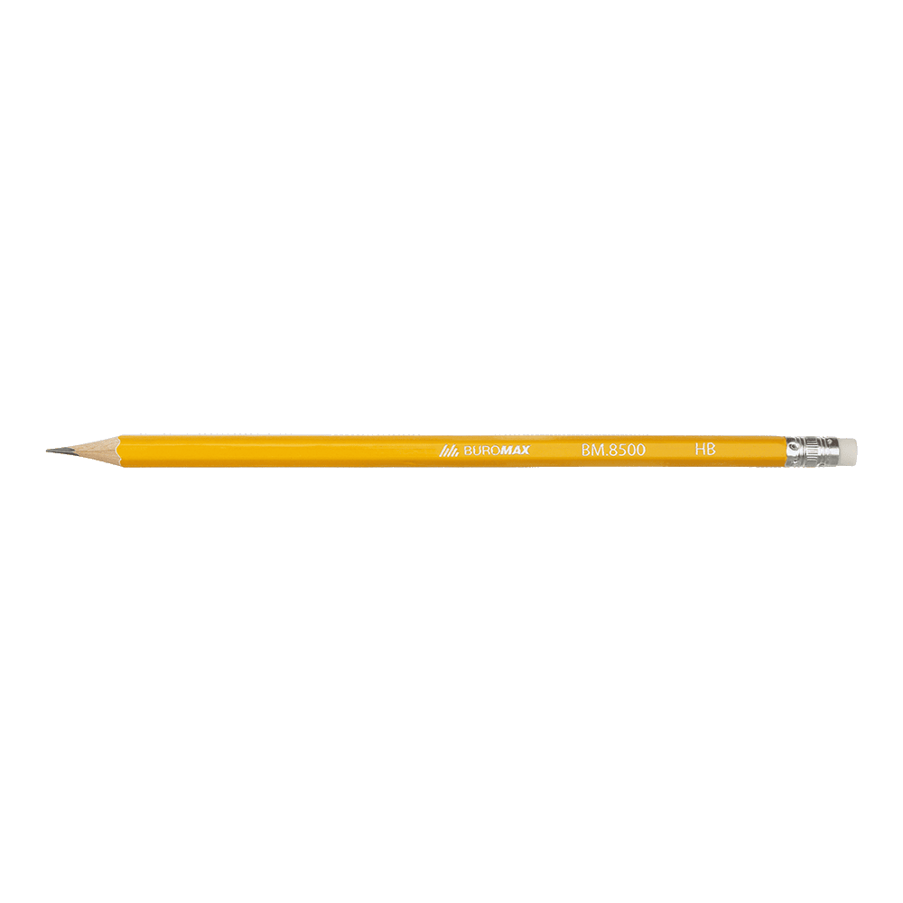 Олівець графітовий CLASSIC, HB, з гумкою,  BM.8500