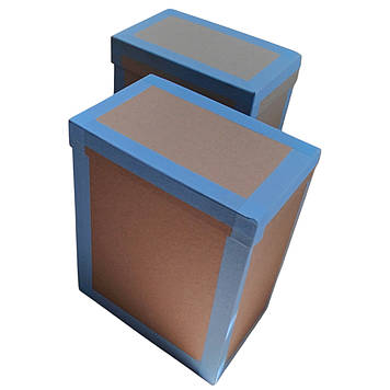 Архівні короби з палітурного картону для систематизації та організації документів 390х270х180 мм