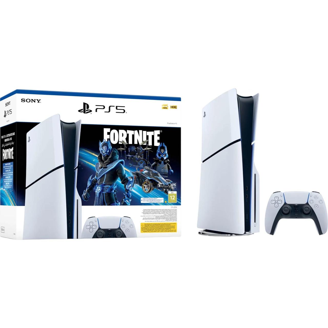 Стаціонарна ігрова приставка Sony PlayStation 5 Slim 1TB Fortnite Cobalt Star Bundle