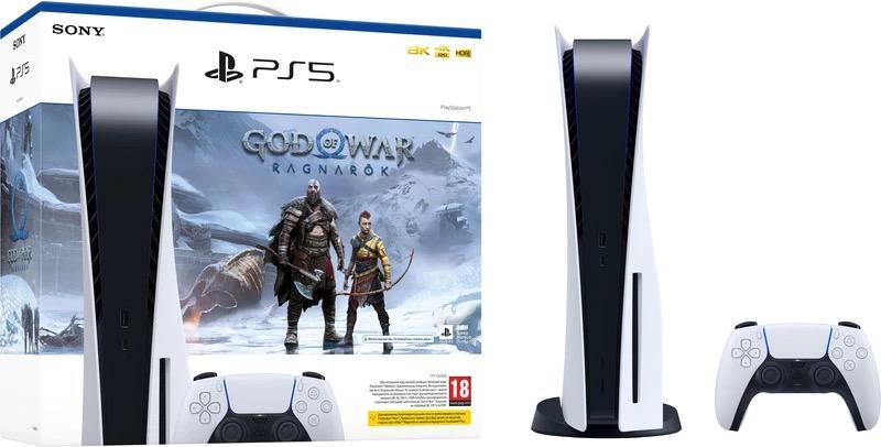 Стаціонарна ігрова приставка Sony PlayStation 5 825GB God of War Ragnarok Bundle