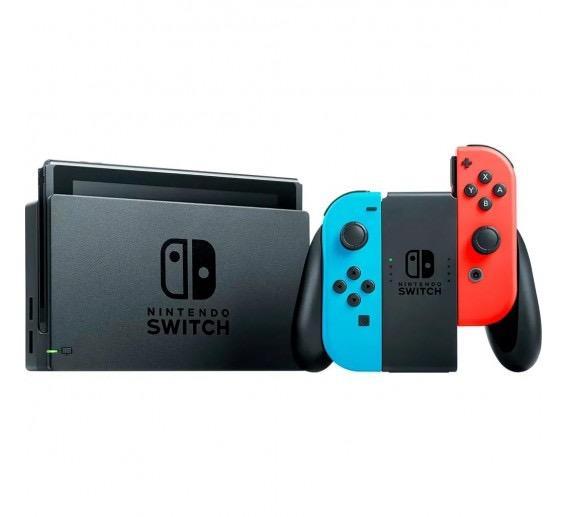 Портативна ігрова приставка Nintendo Switch with Neon Blue and Neon Red Joy-Con (045496452629)