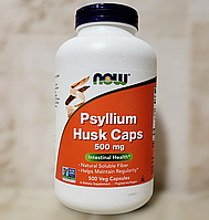Now Foods Psyllium Husk Caps 500 mg 500 капсул м яке детоксикаційне очищення та здоров я ЖКТ