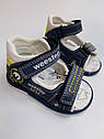 Босоніжки для хлопчика Weestep 911760081 СB сині р.18-22, фото 3