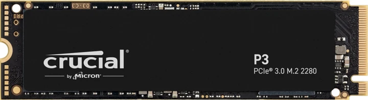 SSD диск Crucial P3 1TB M.2 2280 NVMe PCIe 3.0 x4 3D NAND QLC (CT1000P3SSD8)