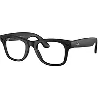Смарт-очки Ray-Ban Meta Wayfarer Великий Matte Black/Clear to Graphite Green Transitions (RW4008 601S1M 53-22)