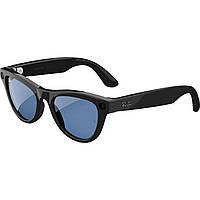 Смарт-окуляри Ray-Ban Meta Skyler Shiny Black Frame Clear/Cerulean Blue Transitions Lenses (RW4010 601/MF 52-20)