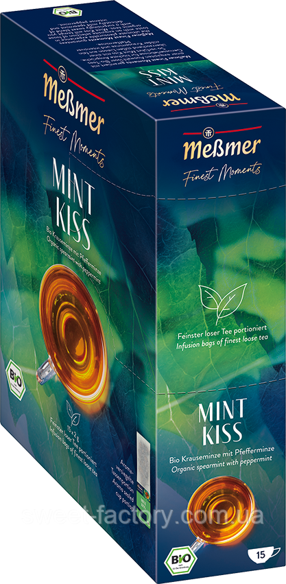 Чай Messmer Finest Moments Bio Mint Kiss 15s 30g