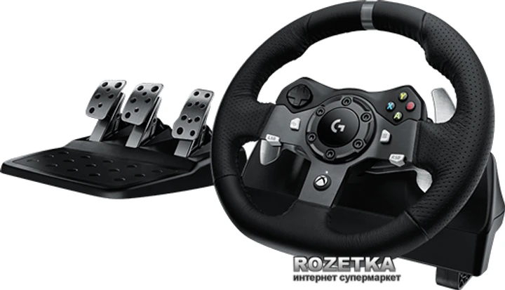Дротове кepмo Logitech G920 Driving Force PC/Xbox One Black (941-000123)