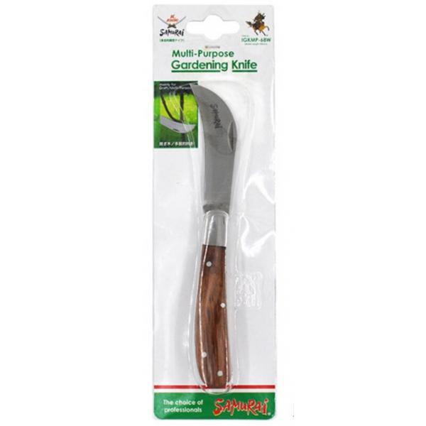 Ніж прививальний вигнутий, складаний, неіржавкий L = 173 мм (Samurai IGKMP-68W)