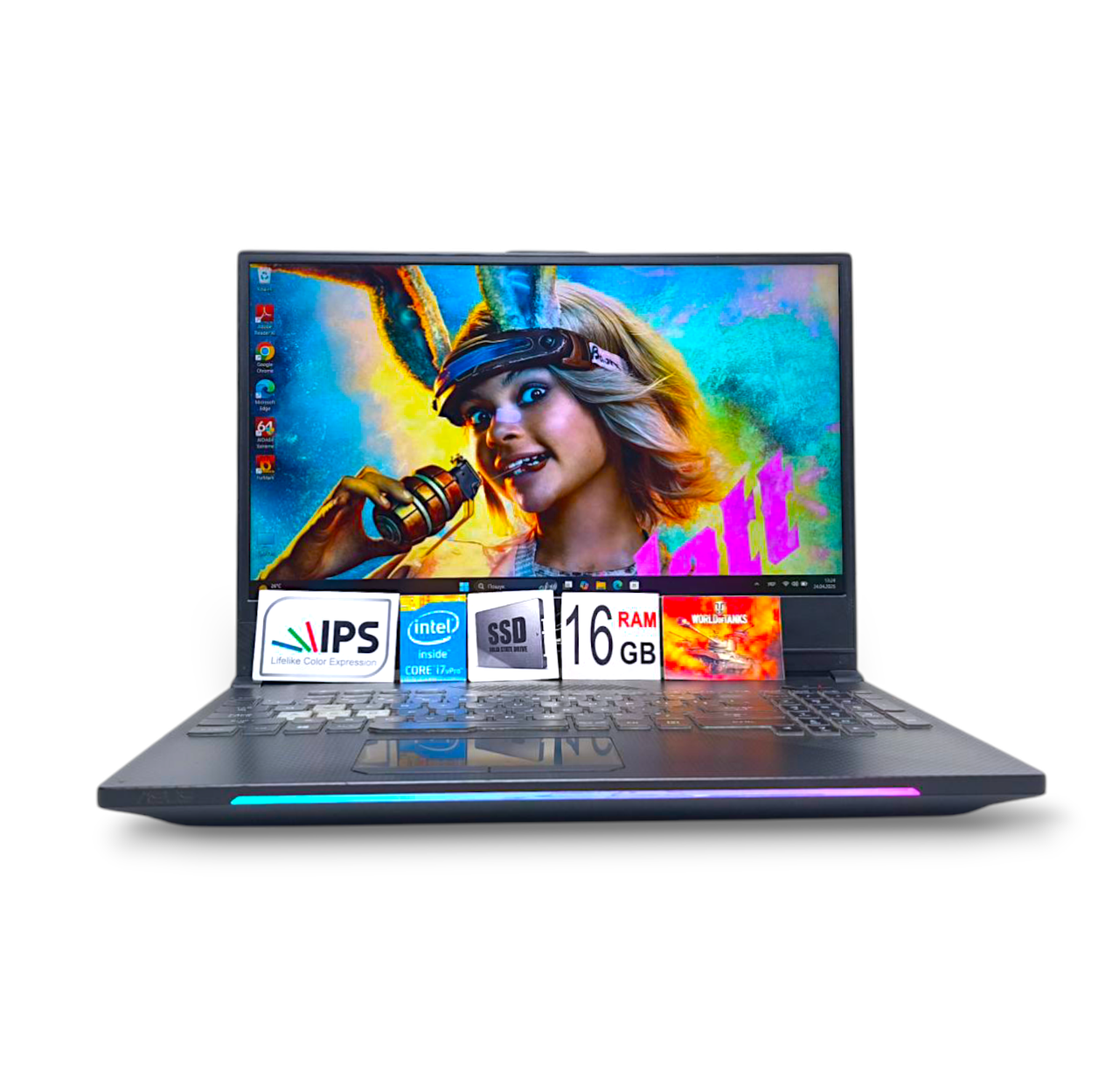 Ноутбук Asus ROG Strix Scar II 15.6 FHD 144Hz IPS Core i7-8750H 16GB SSD 512GB Nvidia RTX 2070 8GB