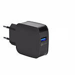 Зарядний пристрій qualcomm quick charge 3.0 чорний
