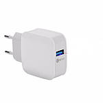 Зарядний пристрій qualcomm quick charge 3.0 білий