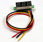 Вольтметр цифровий, 0-100 вольтів LED
