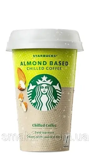 Холодна кава на мигдальному молоці Starbucks Almond Based Iced Coffee 220 мл Данія