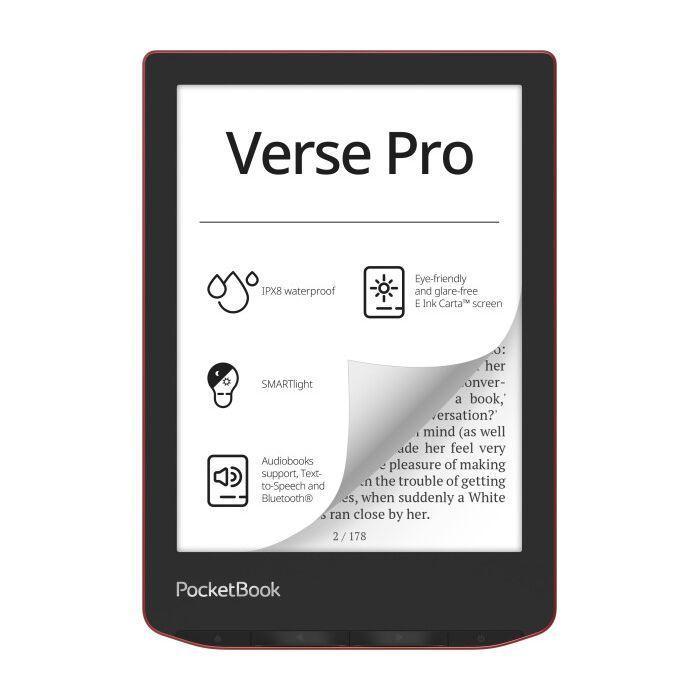 Електронна книга PocketBook 634 Verse Pro Passion Red (PB634-3-CIS)