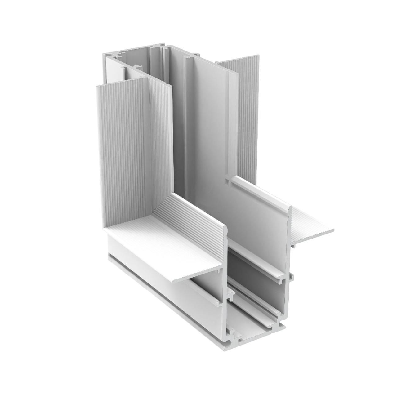 Зєднувач кутовий настінний для вбудованого шинопровода OLEDIM OL402 48V білий