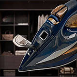 Праска парова Hoffmans Electronics НМ-9022 з керамічною підошвою та системою самоочищення 3000Вт для дому, фото 6