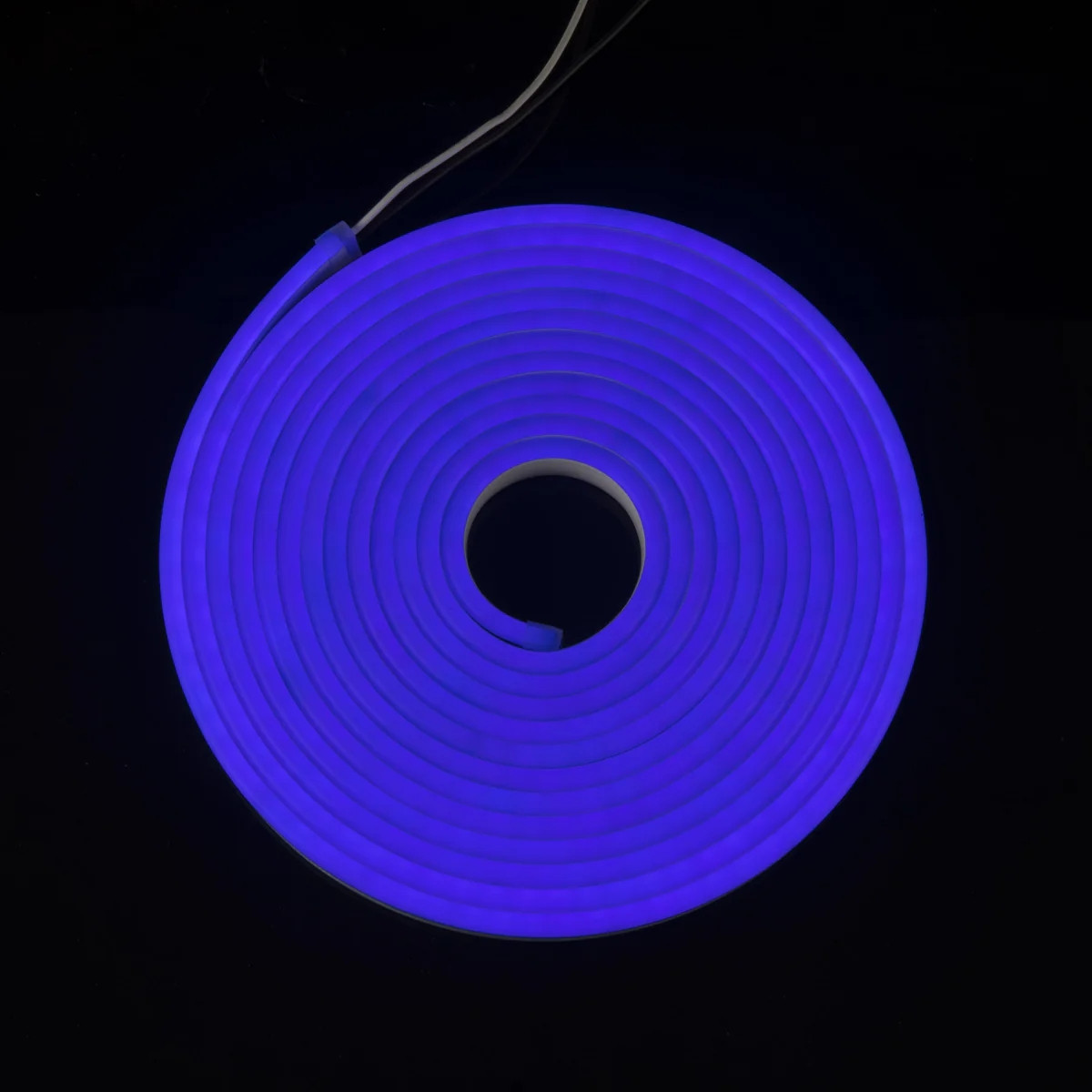 Світлодіодний неон 6x12 IP68 12V Blue (Синій)