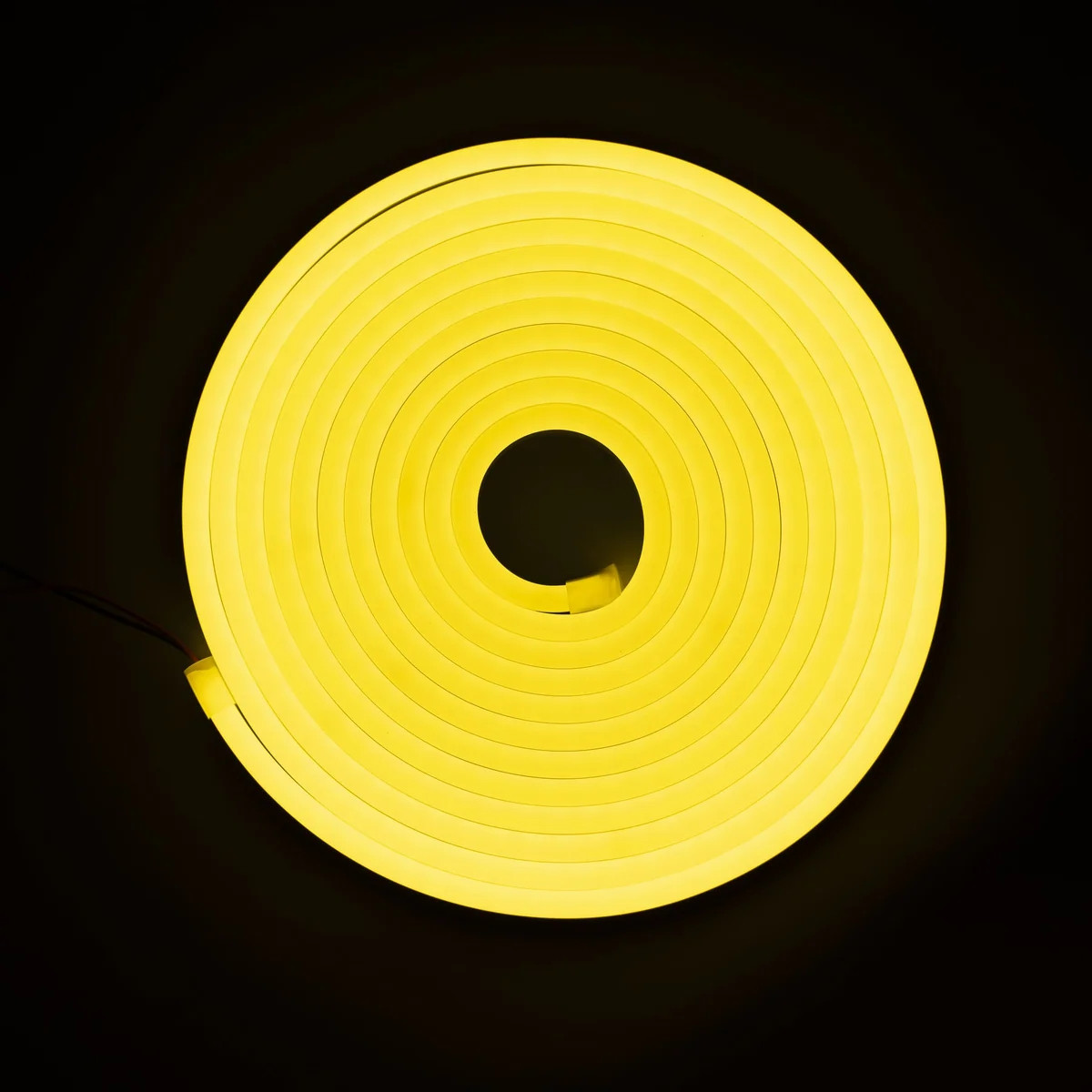 Світлодіодний неон 6x12 IP68 12V Yellow (Жовтий)