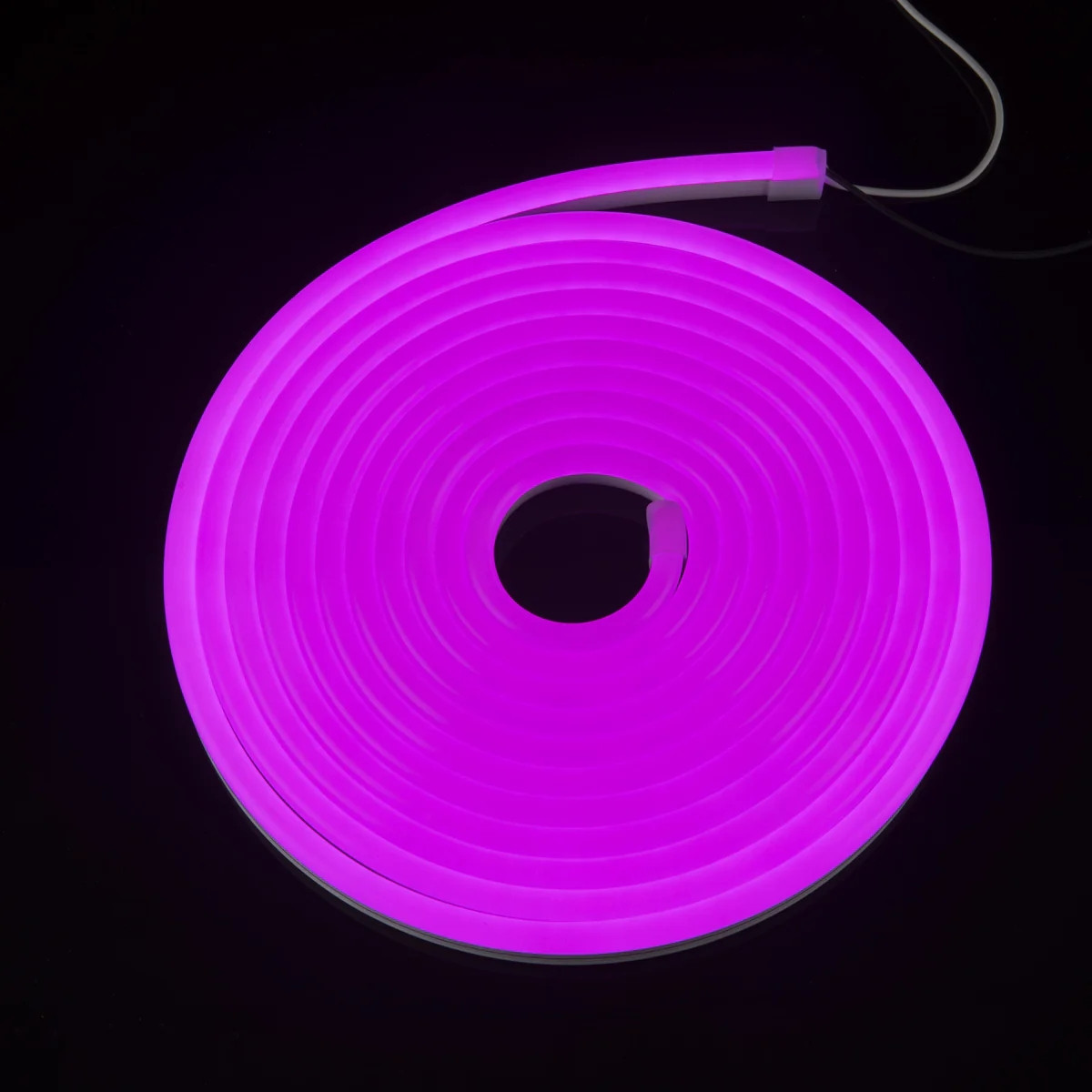 Світлодіодний неон 6x12 IP68 12V Purple (Фіолетовий)