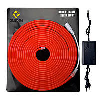 Готовий набір неонової стрічки 12V 6x12 5M Red (Червоний)