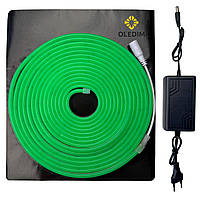 Готовий набір неонової стрічки 12V 6x12 5M Green (Зелений)